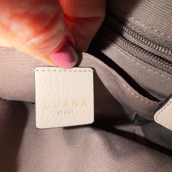 Luana Italy Embellished Crossbody Bag in Chalk Color - Picture 2 of 12